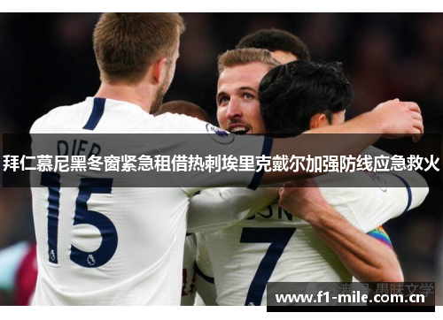 拜仁慕尼黑冬窗紧急租借热刺埃里克戴尔加强防线应急救火 拜仁慕尼黑冬窗紧急租借热刺埃里克戴尔加强防线应急救火